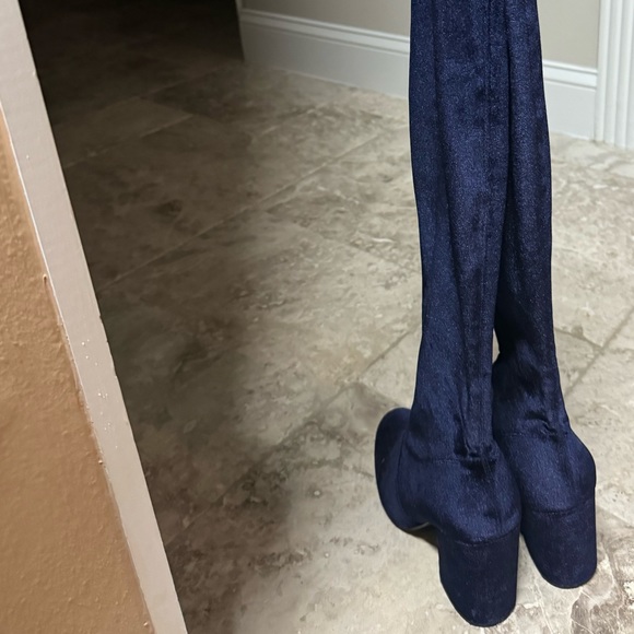 Steve Madden velvet knee high boot - Picture 3 of 11